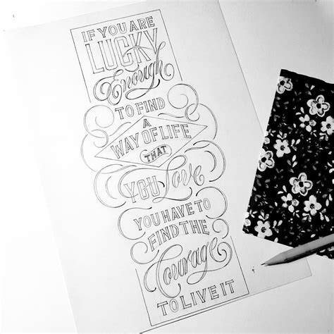 Hand Lettering Quotes Lettering Design Typography Planner Lettering