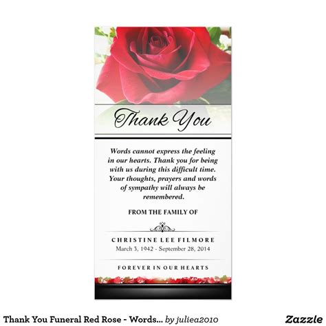 Just choose from our unique thank you card templates, customize it with your own personalized text in your choice of colors and fonts, review your new thank you card design and share. Create your own Photo Card | Zazzle.com | Funeral thank ...