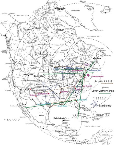 Ley Lines Map United States Blazecard1s Blog