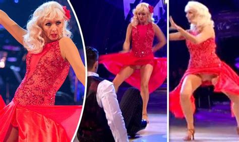 strictly come dancing 2017 debbie mcgee favourite to win after that knicker flash tv and radio