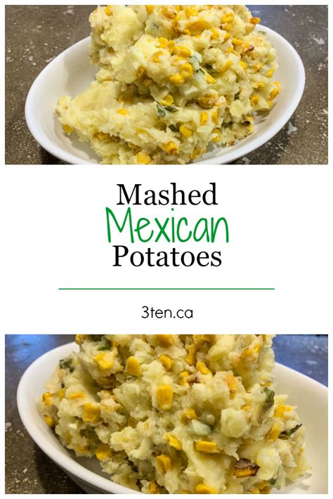 Spanish translation, synonyms, definitions and usage examples of english word 'mashed potatoes' Recipe: Mexican Mashed Potatoes — 3ten — a lifestyle blog