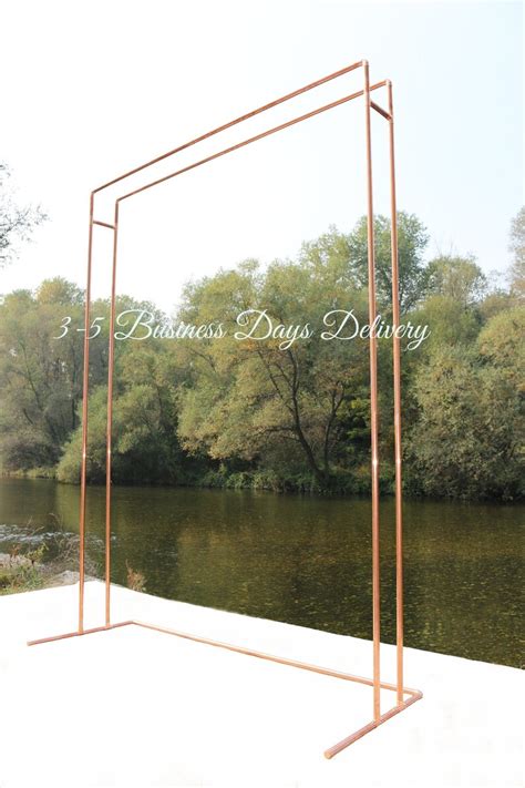 Wedding Arch Double Copper Arch Wedding Backdrop Stand Etsy