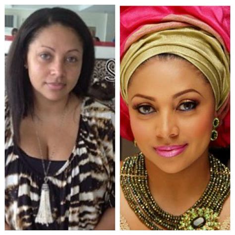 Blonde/ light hair, big blue eyes, full lips, tall. Nigerian Celebrities Who Look Beautiful Without Makeup ...