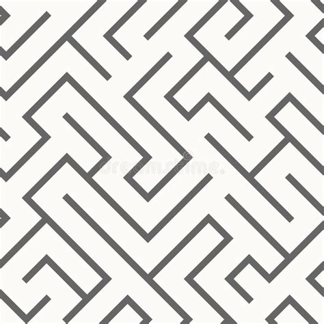 Seamless Labyrinth Pattern Stock Vector Illustration Of Graphic 54813802