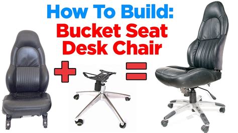 This is our racing style office chair with bucket seat''. How to Build: Bucket Car Seat Office/Desk Chair - YouTube