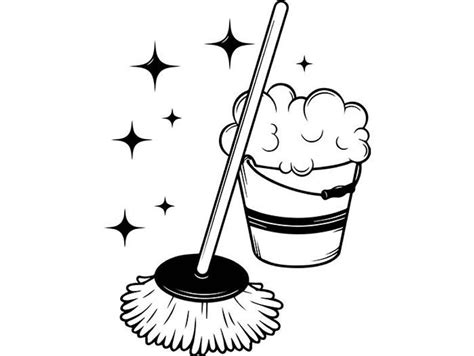 Mop and bucket clipart free. Mop Bucket 2 Cleaning Maid Service Housekeeper ...