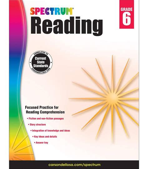 Spectrum Reading Workbook Grade 6 Learning Tree Educational Store Inc