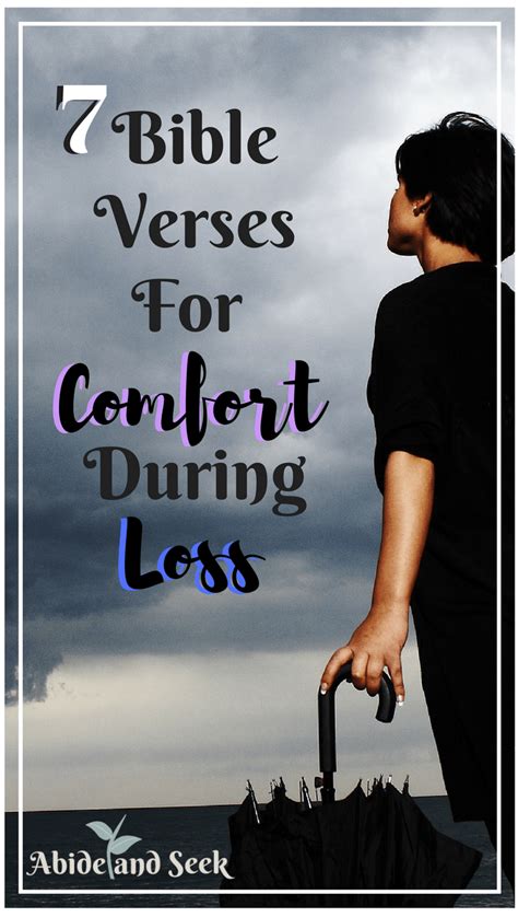 7 Bible Verses For Comfort During Loss Abide And Seek
