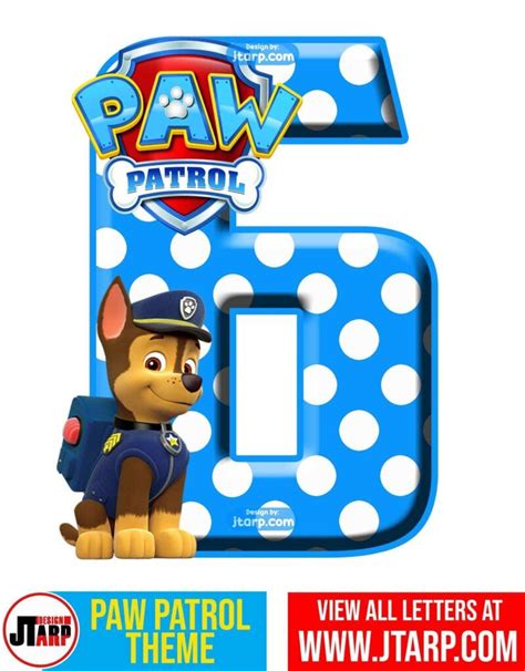 Alphabet Paw Patrol Letters And Numbers Free Printable Jtarp Design