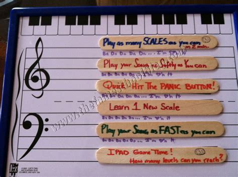 Online music lessons for all. Popsicle stick lesson order for ADHD students | Piano lessons