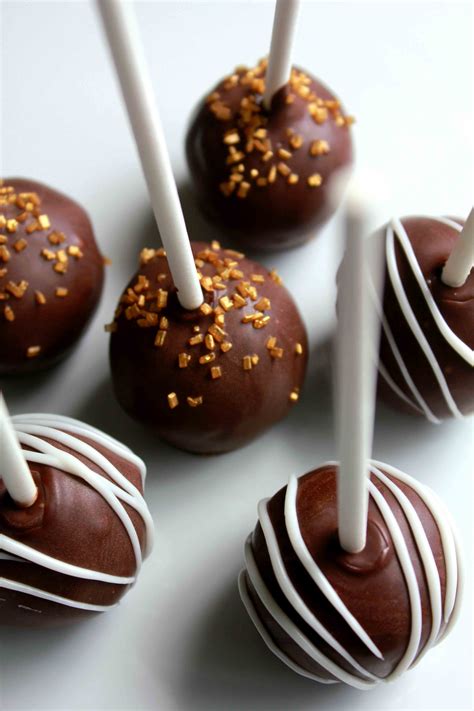 Triple Chocolate Cake Pop Triple Chocolate Cake Chocolate Cake Pops