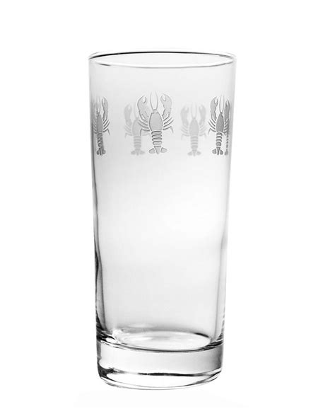 rolf glass lobster pod cooler highball 15oz set of 4 glasses and reviews glassware and drinkware