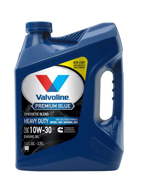 Valvoline Premium Blue Synthetic Blend 10w 30 Heavy Duty Diesel Engine