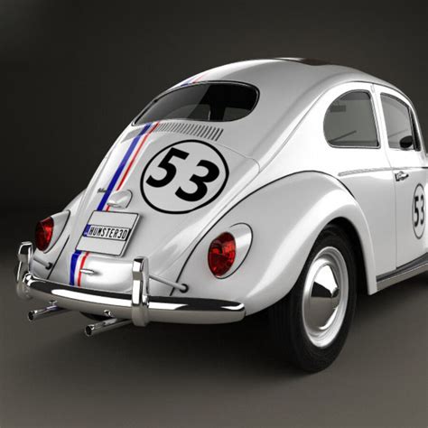 Volkswagen Beetle Herbie The Love Bug 3d Model Ph