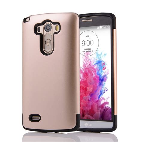 For Lg G3 Simple Cool Pc Tpu Hybrid Cell Phone Back Case Armor