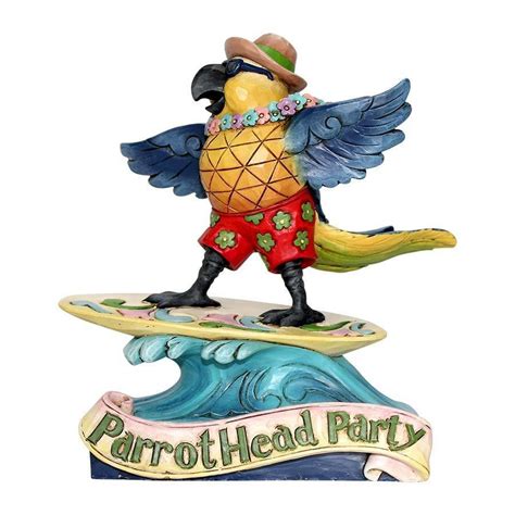 | margaritaville parrot with sunglasses hanging ornament by jim shore so cute. Margaritaville Surfing Parrot by Jim Shore