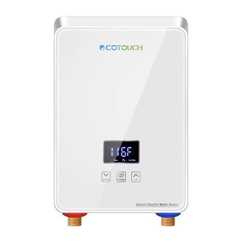 Buy Tankless Water Heater 5 5kw 240V ECOTOUCH Point Of Use Digital