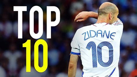 Zinedine Zidane Top 10 Goals Ever Youtube