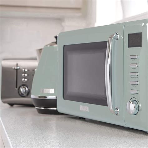 Haden 186683 Cotswold Sage Green Microwave 20 Litre 700 W