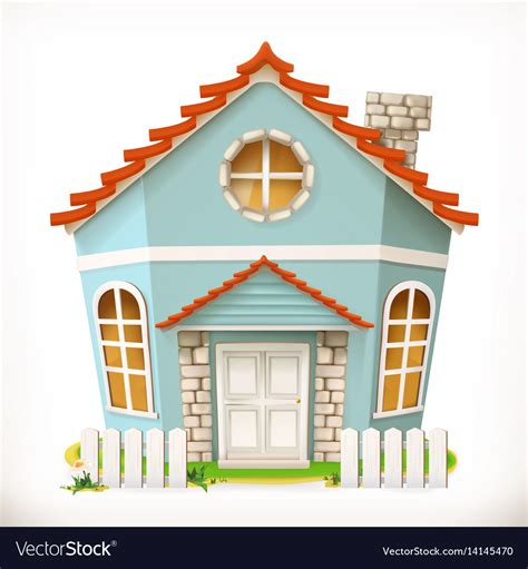 House Home 3d Icon Royalty Free Vector Image Vectorstock