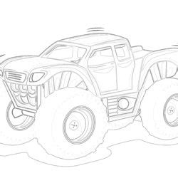 Shark Monster Truck Coloring Page Mimi Panda