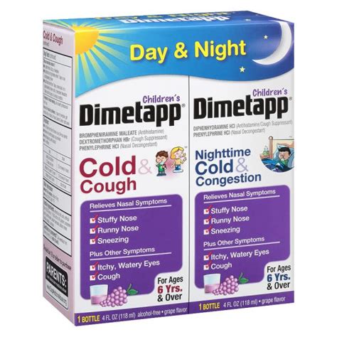 Childrens Dimetapp Cold And Cough Generic Phenylephrine