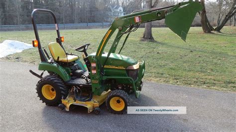 2007 John Deere 2305 4x4 Compact Utility Tractor W Loader And Mower