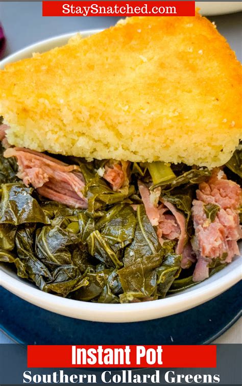 Instant Pot Southern Collard Greens | Southern collard greens, Collard greens recipe, Instant ...