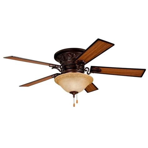 Flush mount ceiling fans are somewhat different than the usual standard mounting fans due to their design and structure. 54" Ellington Meyerson Ceiling Fan - MEY54ORB5C1 - Flush ...