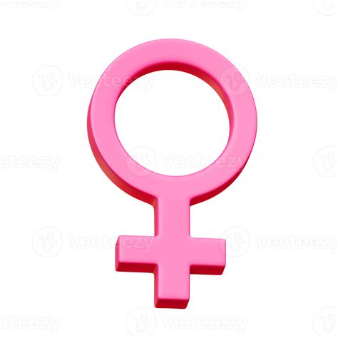 3d Female Gender Symbol Sign 18922116 Png