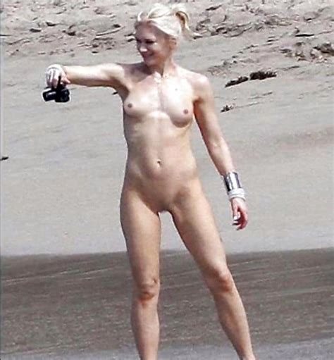 Singer Gwen Stefani Nude Tits And Paparazzi Beach Photos Scandal Planet