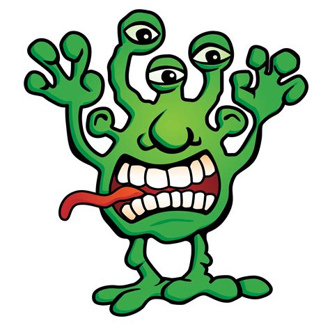 Download Silly Monster Creature Cartoon Vector Illustration 373179 - Download Free Vectors, Clipart ...