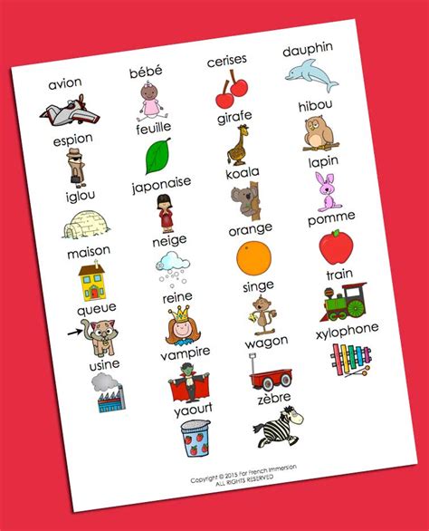 Ffi French Alphabet Chart For French Immersion