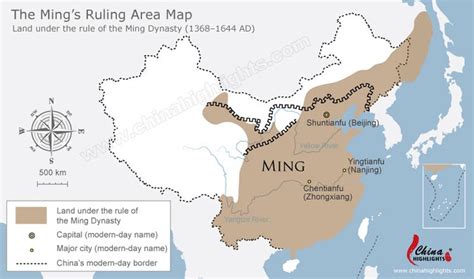 ming dynasty map ancient china maps china highlights