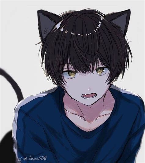 Pin By Ao Ao 🌊 On Anime Guys Anime Cat Boy Anime Drawings Boy Anime