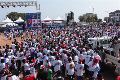 Npp Supporters Mass Up For Final Rally Photos Citi 973 Fm