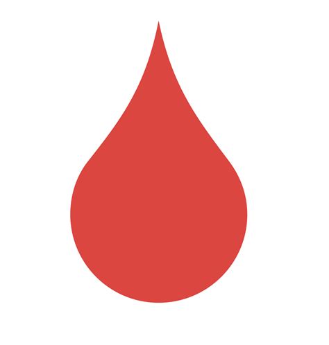 Blood Droplets Png Drop Of Blood Drawing Clipart Full