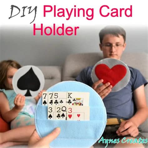 Diy Playing Cards Playing Card Holder Playing Card Games Easy Sewing