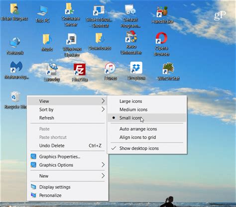 How To Change The Size Of Desktop Icons And More On Windows Grovetech