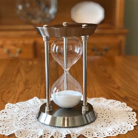 60 Minute Aluminum Sand Timer Justhourglasses