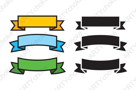 Banner Ribbon Svg File Ready For Cricut Graphic By Artychokedesign