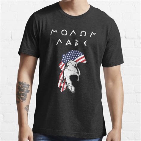 Molon Labe T Shirt For Sale By Funtomas Redbubble Molon T Shirts