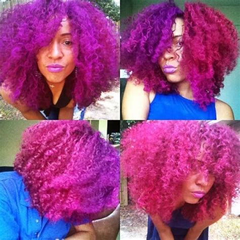 Colored Natural Hair For Black Women Short And Long