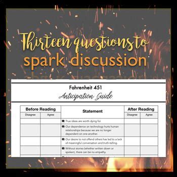 Check spelling or type a new query. Fahrenheit 451 Anticipation Guide/Pre-Reading Socratic Seminar | Fahrenheit 451, Reading, Teaching