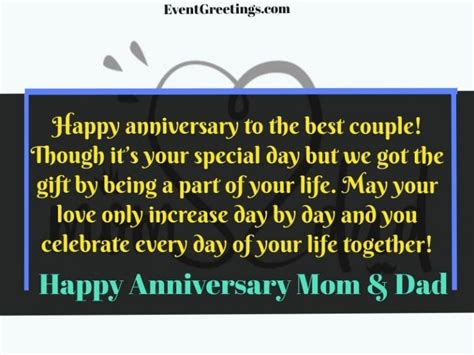 40 Amazing Happy Anniversary Mom And Dad Quotes And Wishes