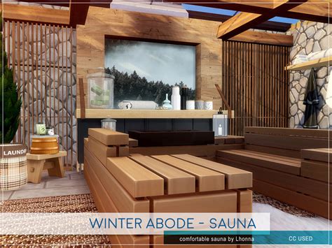 Winter Abode Sauna By Lhonna From Tsr • Sims 4 Downloads