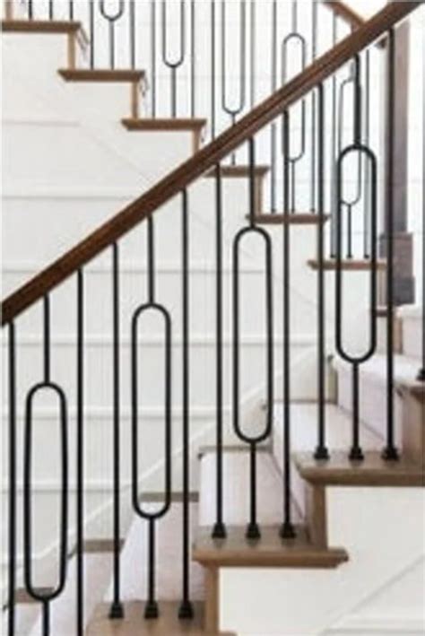 Oval Iron Stair Balusters Satin Black Hollow Stair Part Etsy Iron