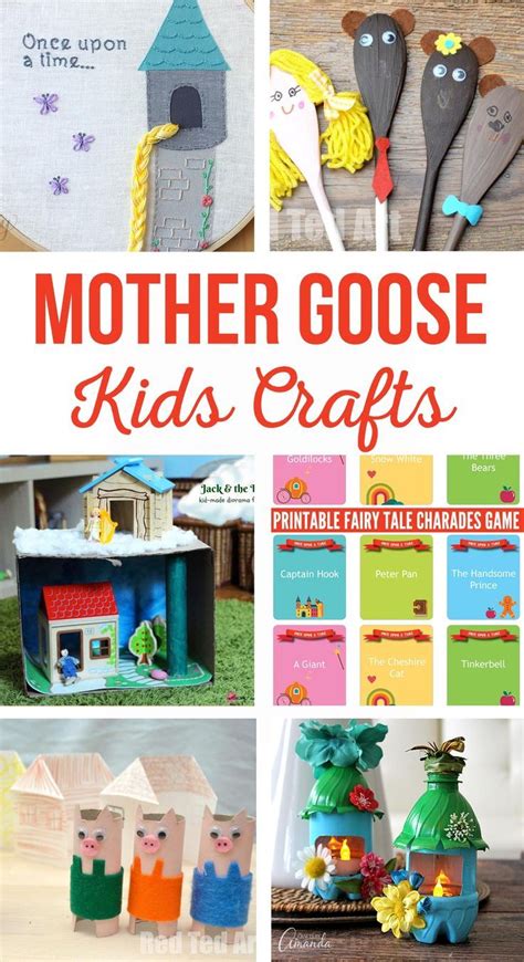 Mother Goose Kids Crafts Nursery Rhymes Preschool Crafts Mother