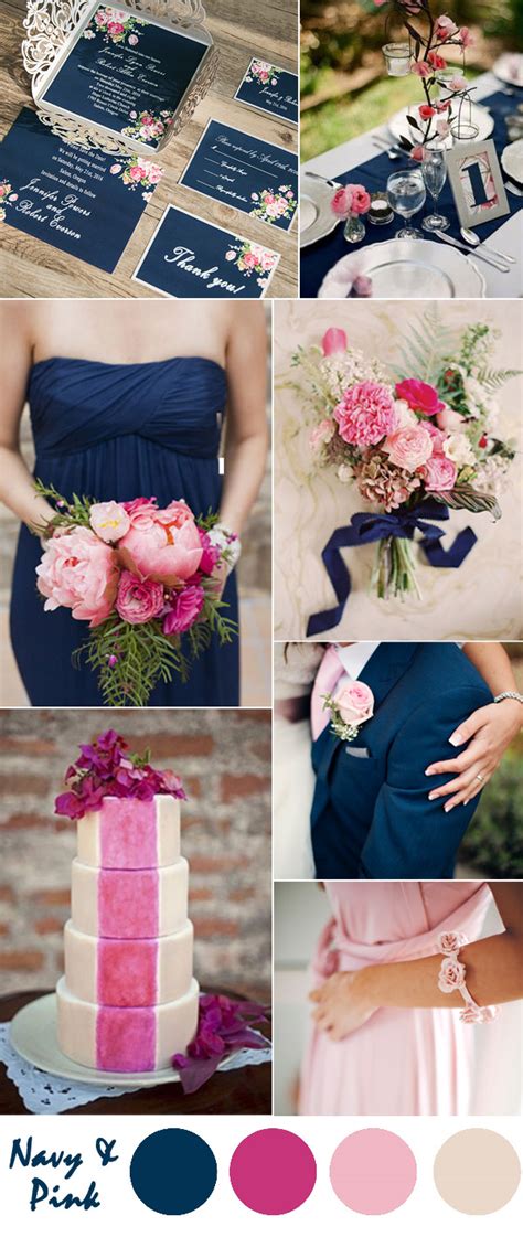 Ten Most Gorgeous Navy Blue Wedding Color Palette Ideas For 2016