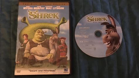 Opening To Shrek 2001 Dvd Disc 2 Widescreen Youtube